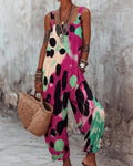 Women's Elegant & Stylish Summer Vacation Embroidered Jumpsuit 3384