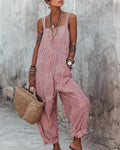 Elegant and Stylish Women's Boho-Style Embroidered Jumpsuit  1093